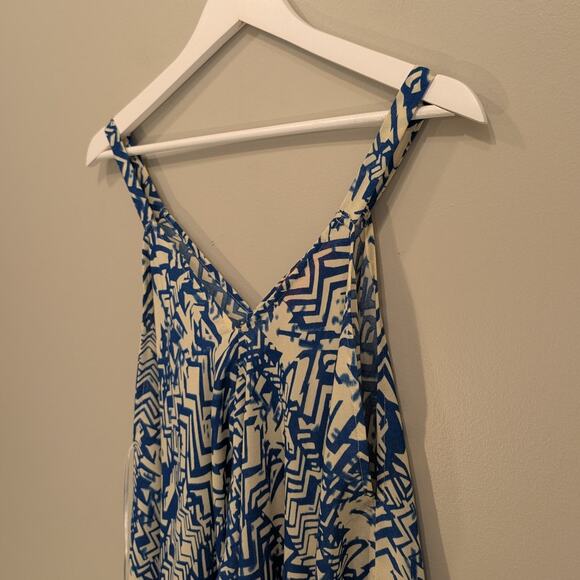 AKIRA Chicago Jumpsuit Coverup Beach Pool Lounge Travel Bold Print - Size S - Picture 2 of 6